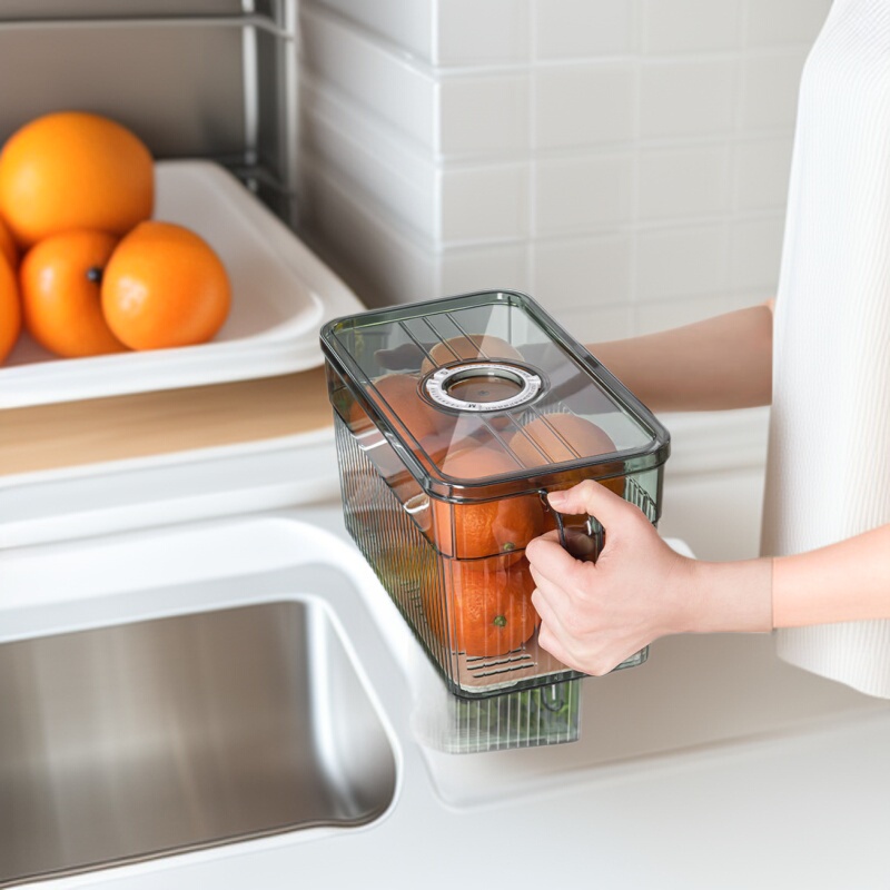 Refrigerator Storage Box, Transparent Food Preservation Box, Food-Grade Egg Storage Box, Vegetable and Fruit Freezing Box Refrigerator Storage Box, Transparent Food Preservation Box, Food-Grade Egg Storage Box, Vegetable and Fruit Freezing Box