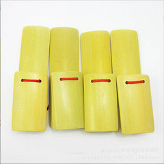 High-quality children's clapper, 4-piece bamboo clappers, beginner's kindergarten speech training designated clapper, stage small clapper.