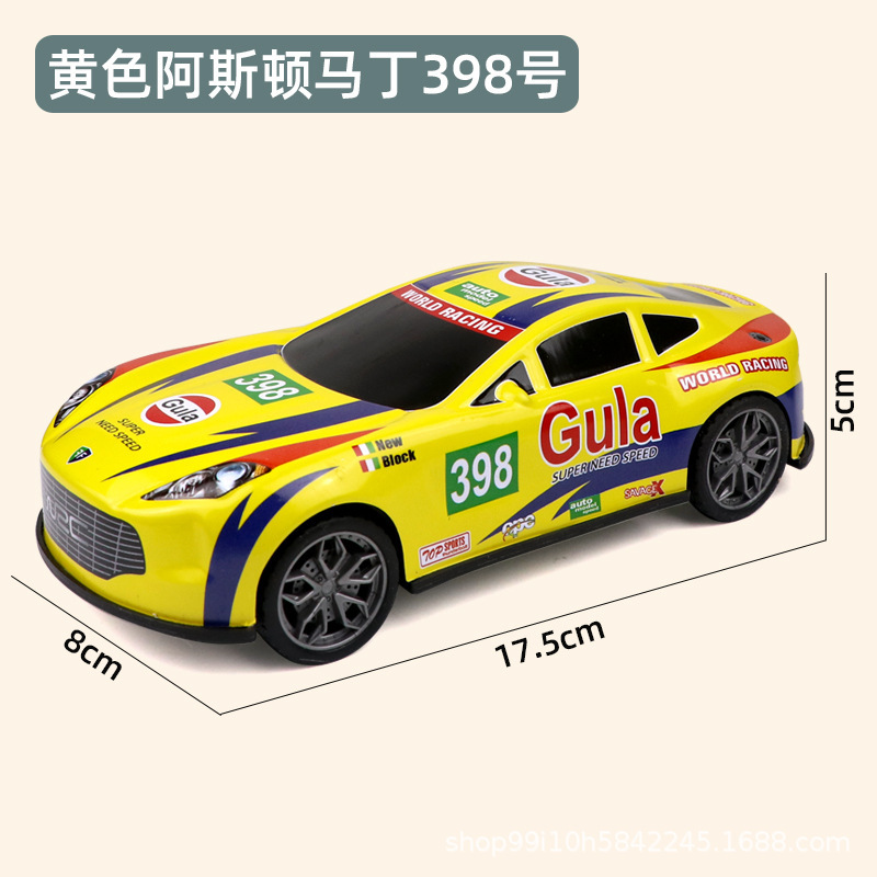 Aleación de gran tamaño inercia carro de acero coche de juguete para niños coche deportivo de carreras jardín de infantes accesorios de juguetes de comercio electrónico al por mayor