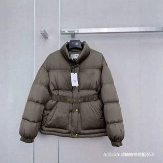 【南油高端欧货】26新款气质时髦腰带立领收腰轻薄保暖羽绒服外套