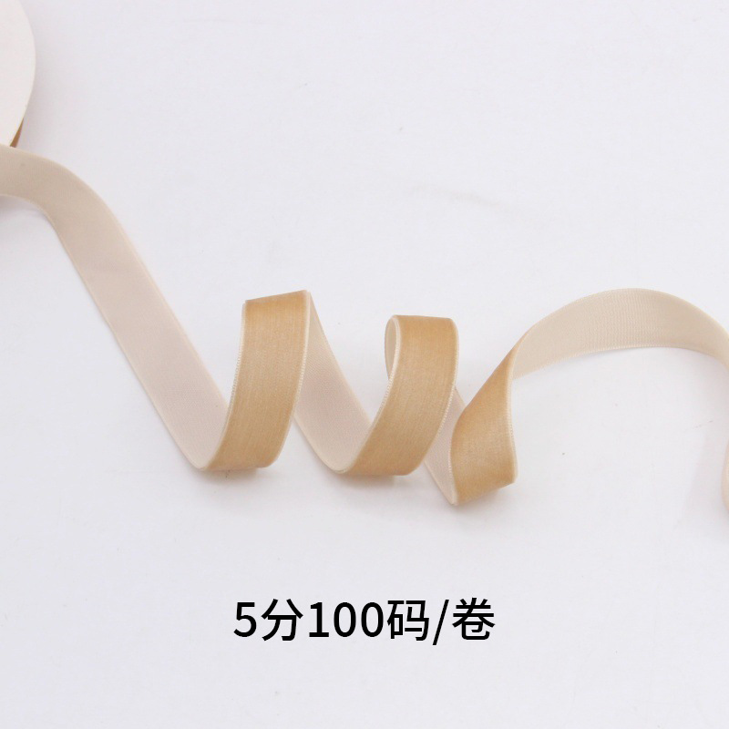 Cinta flocada Tianyimei Cinta de terciopelo Todas las especificaciones son completas, correas para el cabello, correas, ropa, correas, correas de colores