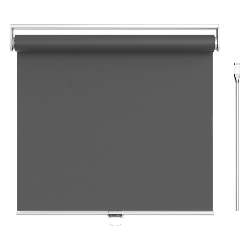 Автоматический подъемный рольставни занавес кухня офис ванная комната водонепроницаемый ручной тянуть солнцезащитный козырек теплоизоляция безопасности беспроводной весенний занавес