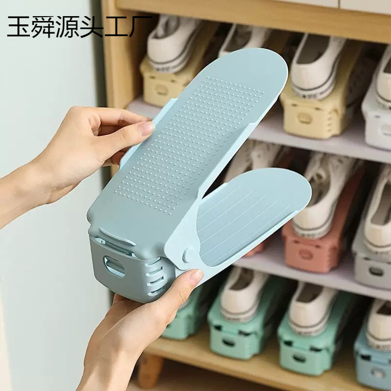 Space-Saving Shoe Storage Solution: Shoe Box, Shoe Cabinet, Layered Dividers, Shoe Storage Box, Foldable Double-Layer Shoe Rack, Shoe Holder, Partition