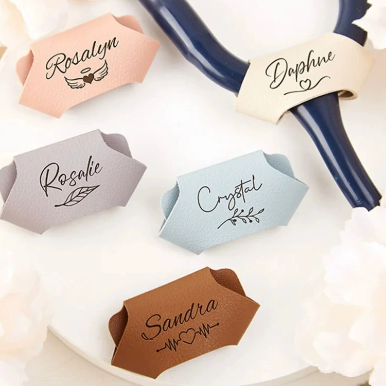 Деревянный футляр для стетоскопа из кожи, с именной биркой, декоративный кожаный чехол для стетоскопа, подарок для больницы