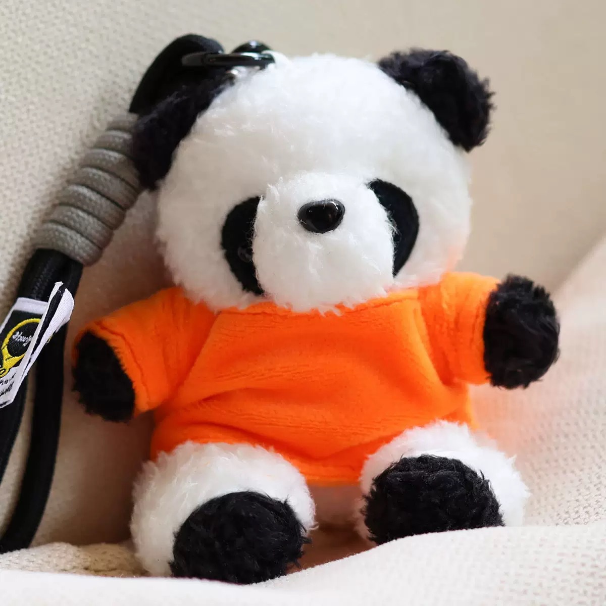 Caricatura panda peluche colgante oso espacial bolsa colgar decoración Wenchuang peluche muñeca llavero regalo para parejas