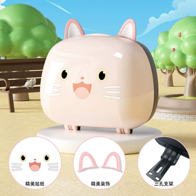Decorative Accessories – Electric car tail box - replacement-backrest-installation-kitten-tail-box-cosmic-pink-comes-with-a-free-installation-gift-pack-small-q-tail-box