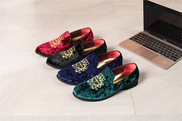 Männerschuhe Nei Gestickte Schong, Männer Slip-On Loafers, Summer No Stink Foot Slip On Ronn Zeh Casual Schong_voghion.com