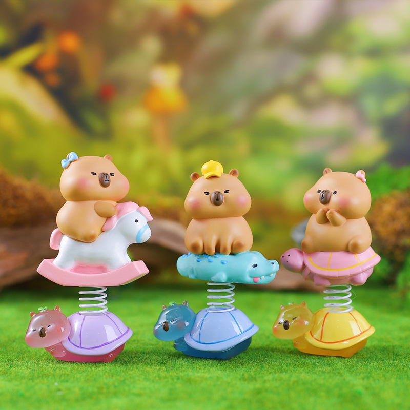 귀여운 빛나는 작은 거북이 흔들리는 발라 블라인드 박스 장식품 트렌디한 놀이 장식 빛나는 야간 조명 공장 직접 판매