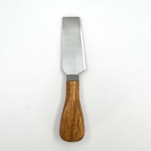 in stock Wholesale Acacia Wood Cheese Cheese Knife Household Bread Snack Knife Stainless Steel Cheese Knife Solid Wood Cheese