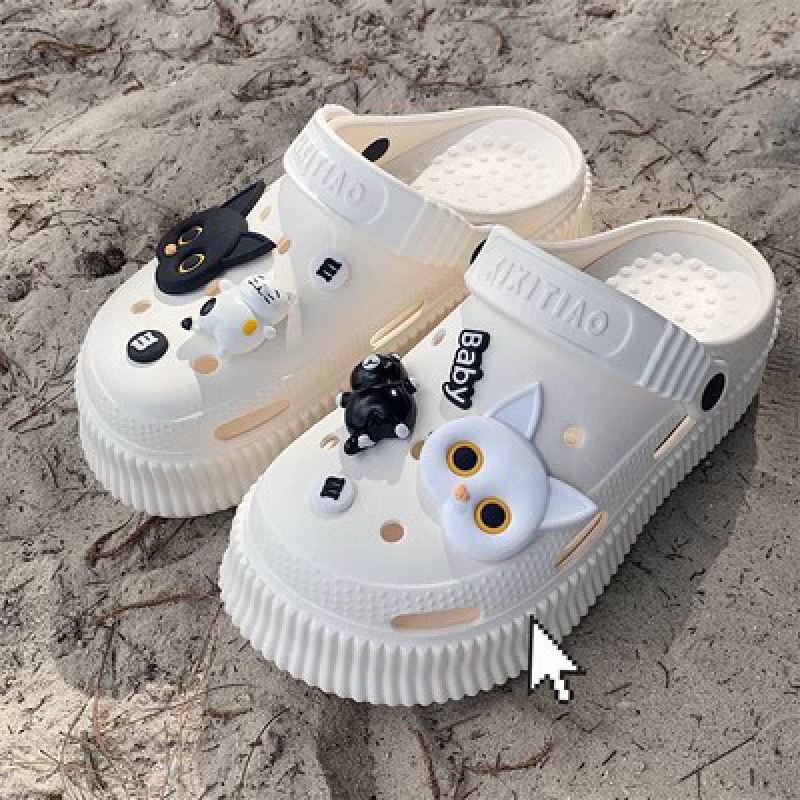 2288 흑백고양이 눈을 가늘게 뜨고 8종세트 [밀크화이트]