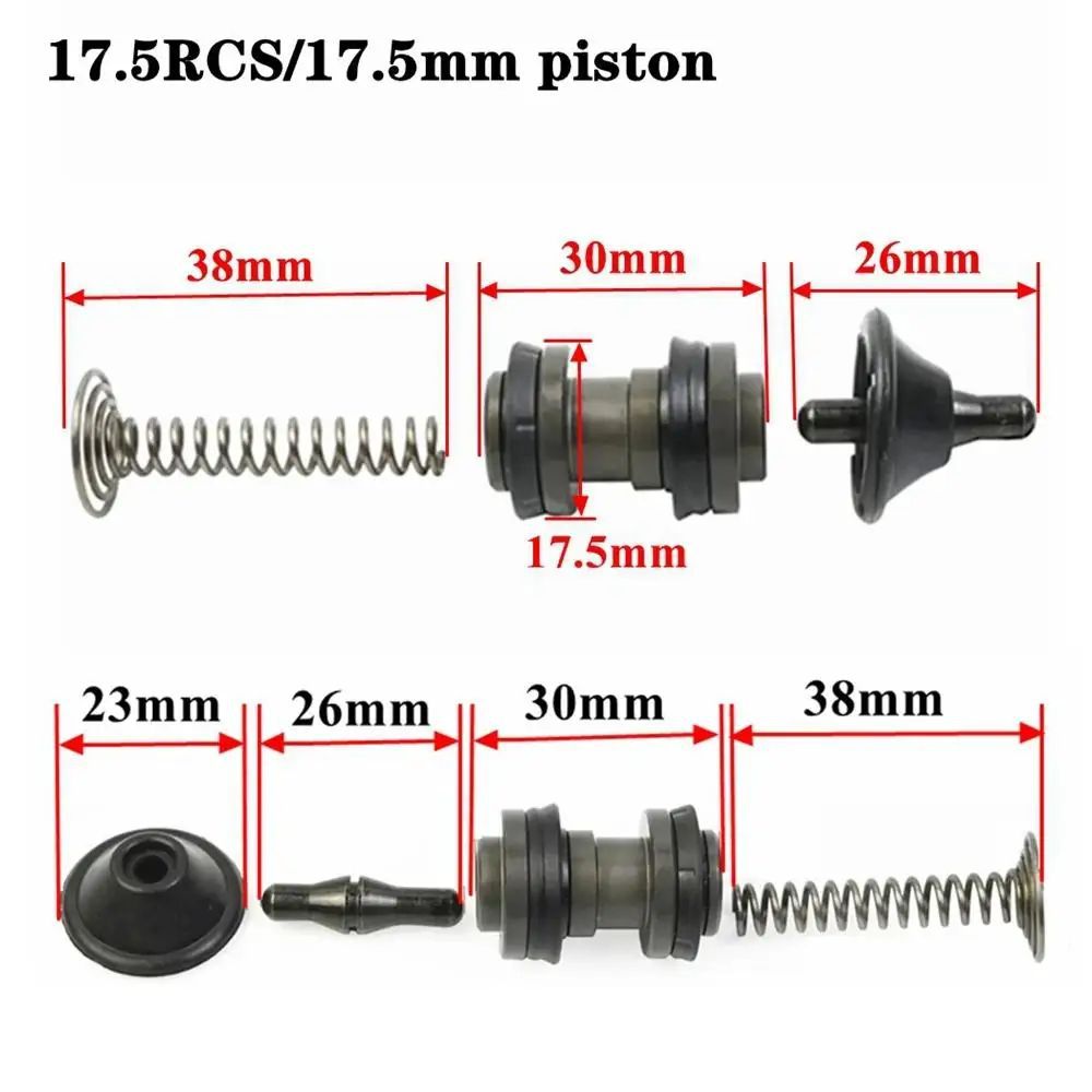 Brake master cylinder piston repair kit 11/12.7/14/16/17.5/19mm motorcycle electric bike master cylinder accessories