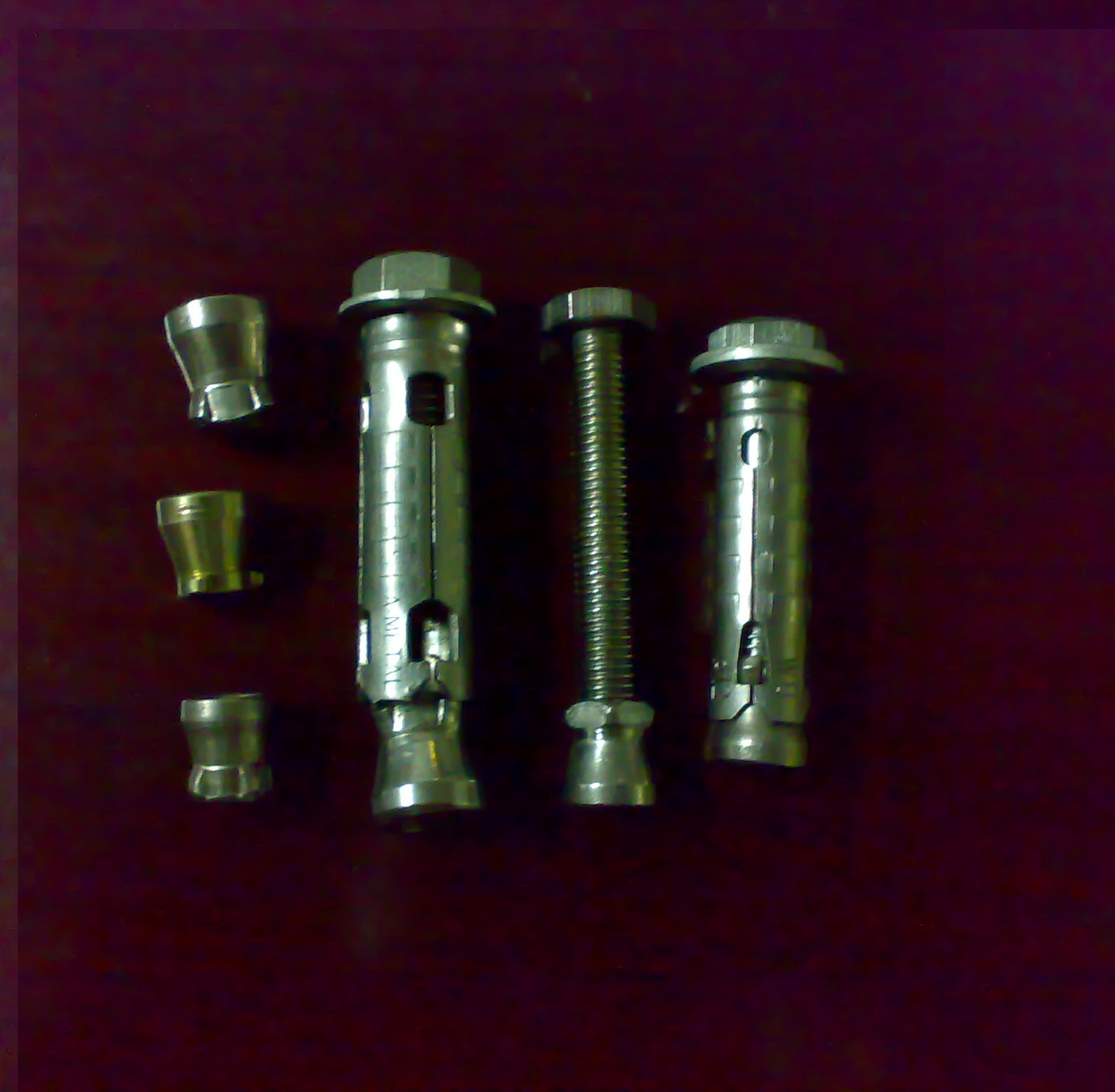 锥型螺母套管螺母三片套管螺母内爆螺母