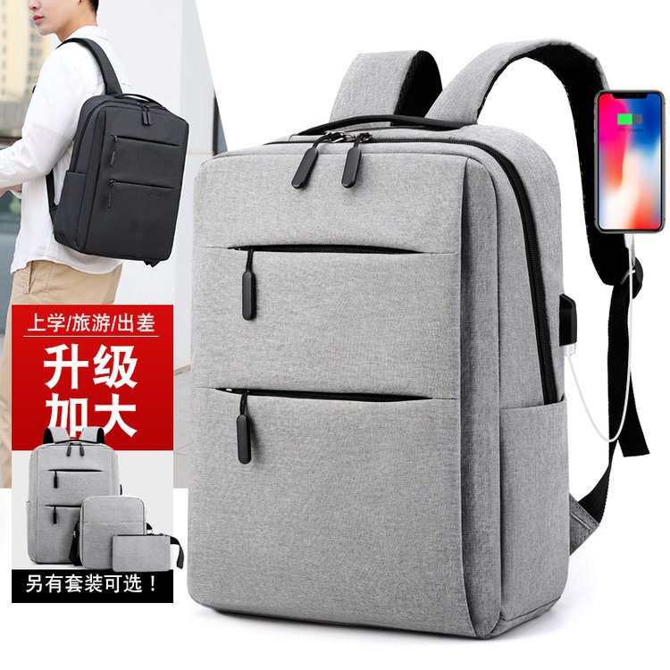 Mochila grande para hombre, diseño simple, ligera, ideal para trabajo o universidad