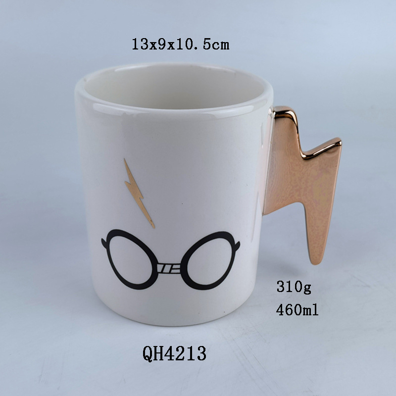 Estrictamente seleccionado Harry Potter gafas taza anime periférica modelado taza creativa de dibujos animados taza Harry Taza de cerámica