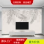 宾馆法式热带美式壁布