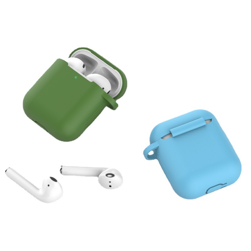 Aplicable a fábrica Apple airpods4pro2 funda protectora con hebilla nueva funda protectora airpods anti-caída de silicona de tercera generación