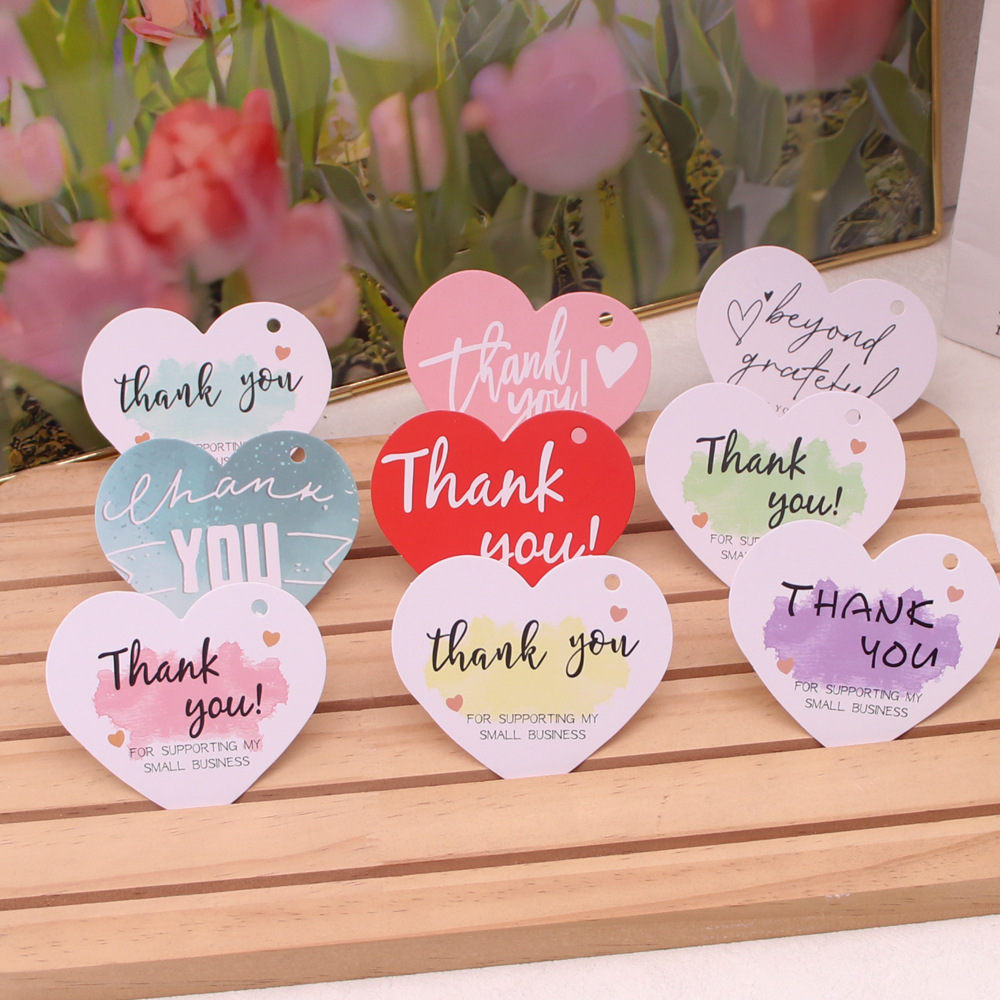 Simple Style Letter Heart Shape Paper Daily Card display picture 4