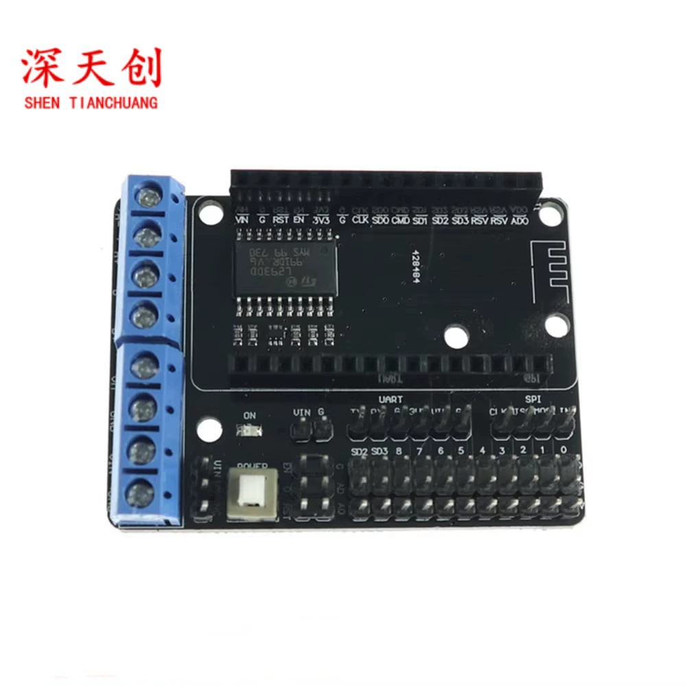 ESP8266 WiFi motor driver expansion board L293D ESP12E Lua IoT smart car