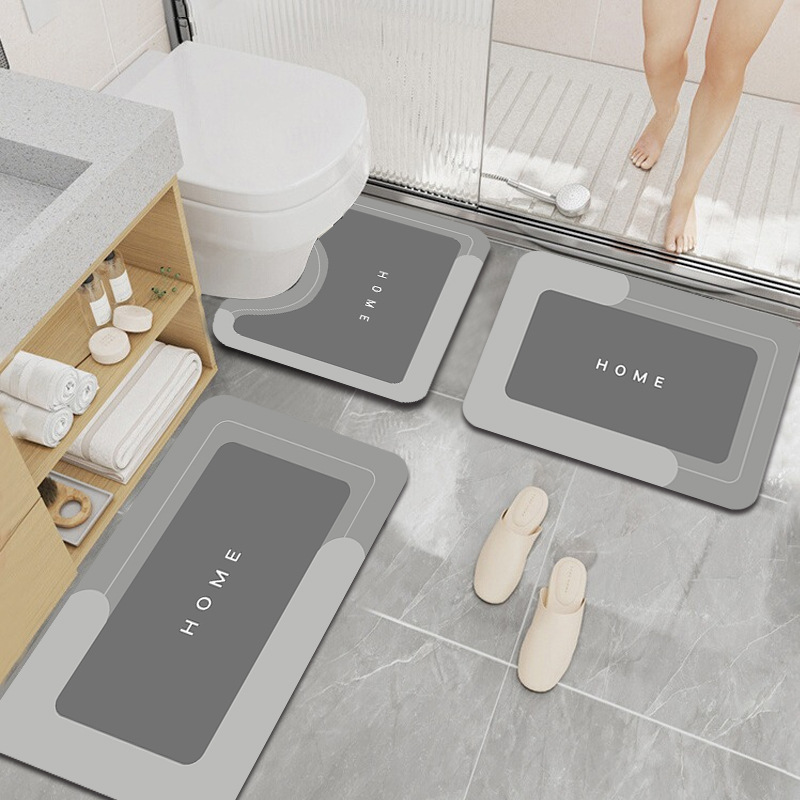 Tapis de bain en diatomite et ensemble 3 pièces pour wc_voghion.com