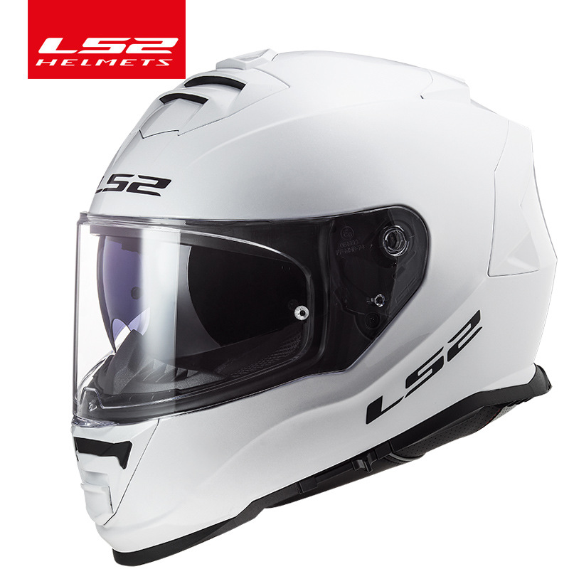 LS2 casco de la motocicleta anti-niebla casco completo hombres y mujeres doble lente motocicleta corriendo casco 3C certificación Four Seasons universal FF800