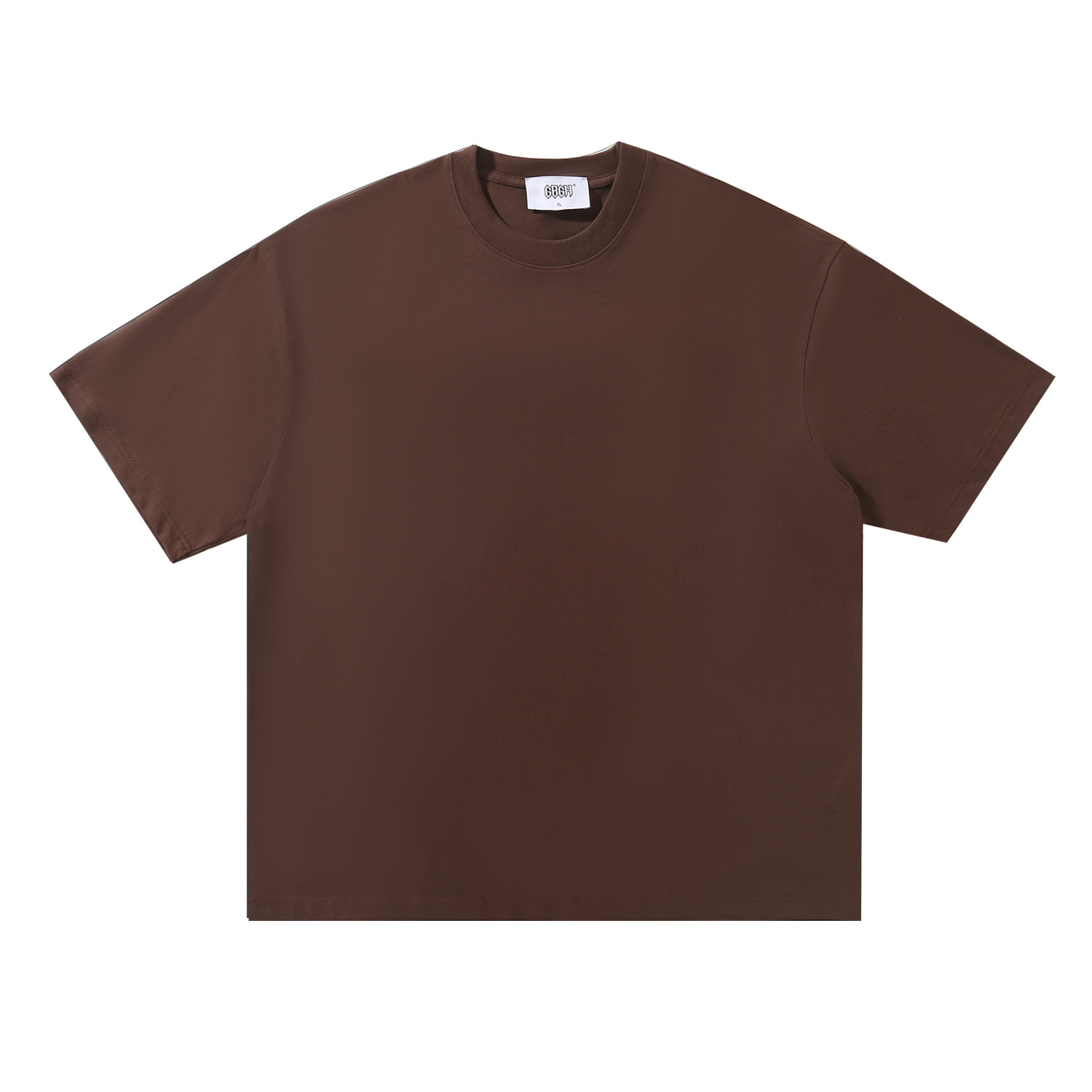 Camiseta nueva para hombre 2026, cuello redondo, color liso, unisex, triple protección, manga corta, hombro caído, top informal holgado y moderno.