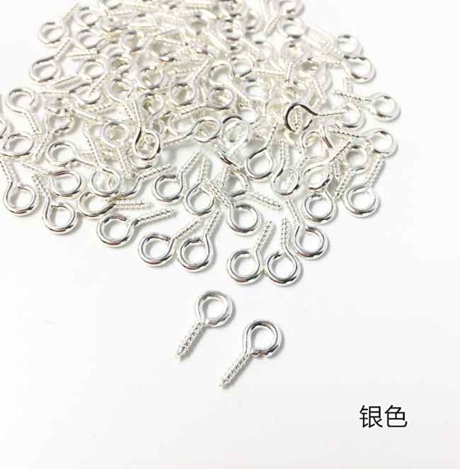 Diy羊眼釘真珠ねじねじねじ9字羊角ペンダントフックアクセサリー卸売りメーカー直販|undefined