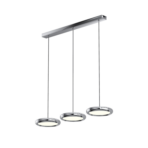 Modern minimalist restaurant chandelier, high-end three-head dining table lamp, Internet celebrity Italian light luxury bar UFO lamp creative design