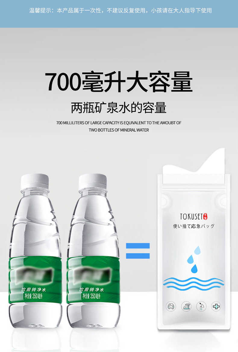 Emergency Urine Bag, Disposable, Unisex, a Must-Have Travel Accessory for Urinating, Portable Toilet Urinal for Business Trips and Car Use