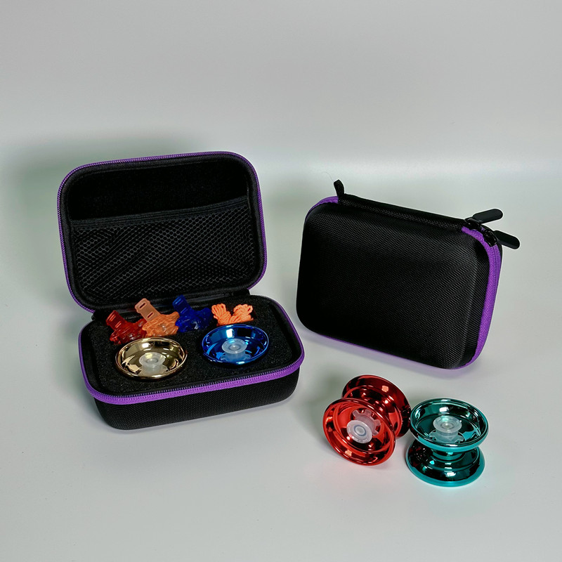 Bolsa de almacenamiento de bolas de yoyo multifuncional de 1-12 orificios Bolsa de bolas de amortiguación de vibraciones de punto Caja de almacenamiento de EVA Caja de colección portátil