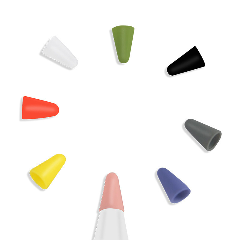 Apple Pencil Tip Protective Cover Ipencil Anti-Scratch Touch Screen Silicone Cover Silicone Soft Shell iPad