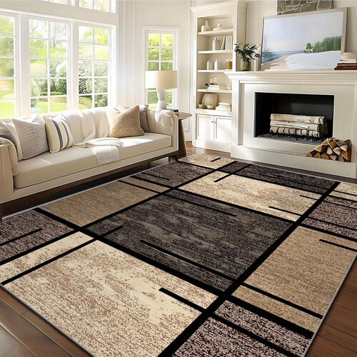 Temu crystal velvet carpet living room large area fully covered foot mats household absorbent, dirt resistant and non-slip mats wholesale