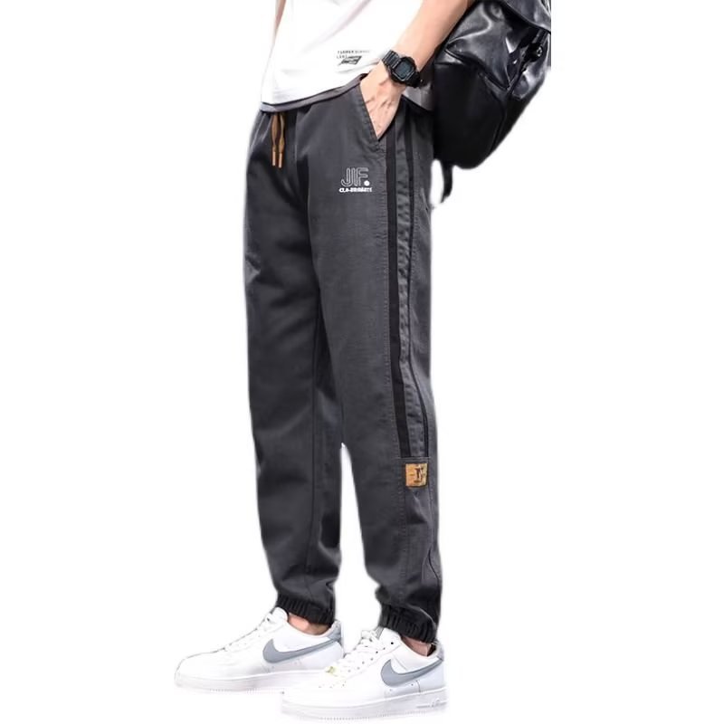 Pantalones casuales de otoño e invierno, marca de moda para hombres, pantalones bonitos, nuevos pantalones largos de mezclilla Harlan, moda masculina