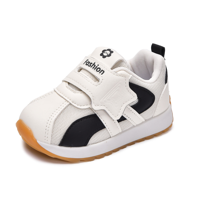 Zapatos infantiles coreanos de malla transpirables zapatos deportivos infantiles primavera y otoño zapatos de carreras antideslizantes para niños y niñas zapatos casuales para bebés