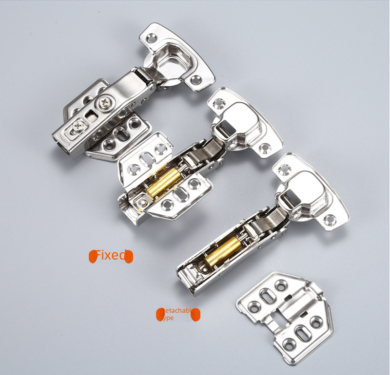 304 stainless steel hinge cabinet wardrobe door buffer hydraulic damping spring hinge furniture hardware accessories wholesale