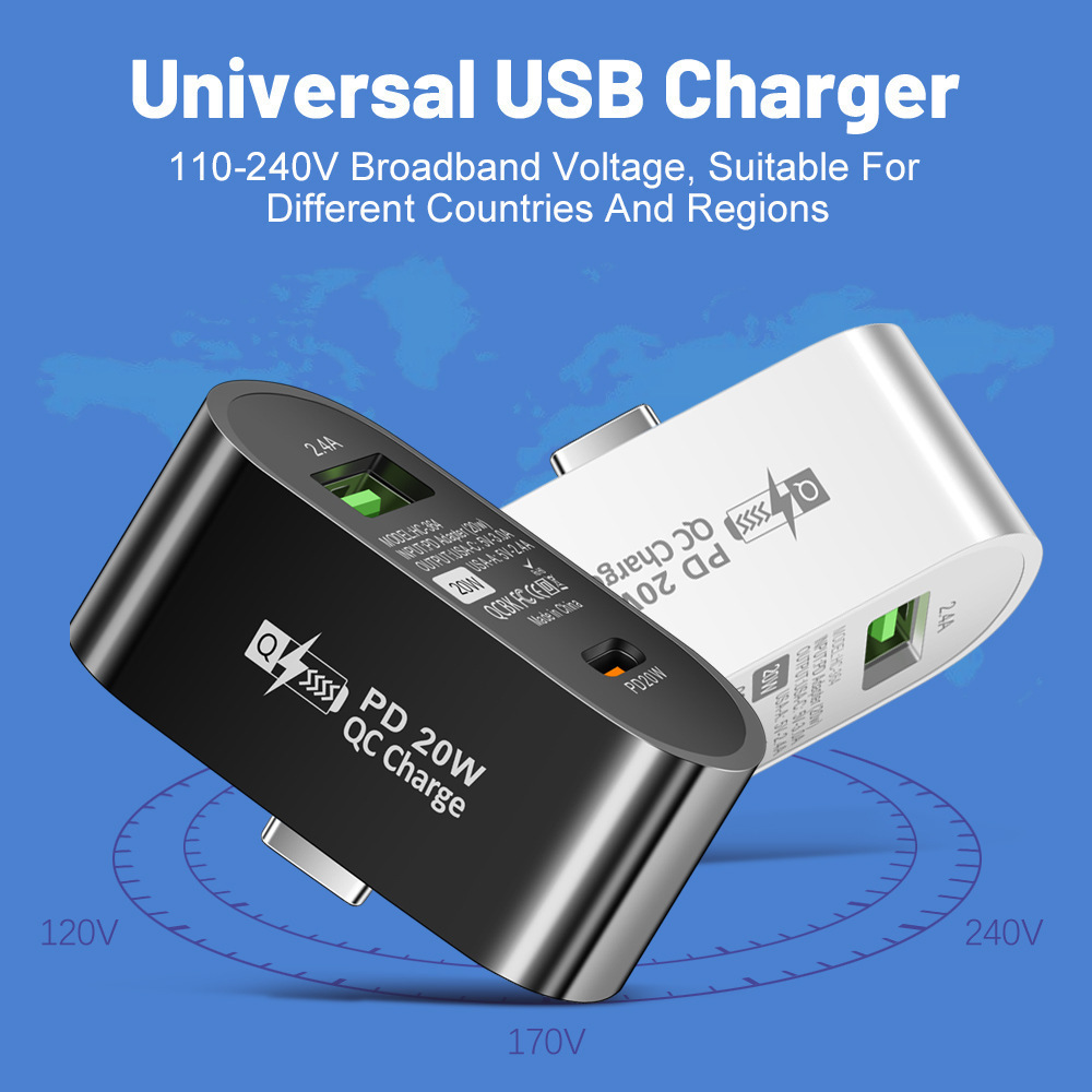 HUB extensor smart semiper mobile phone charger PD USB hub oval Type-C
