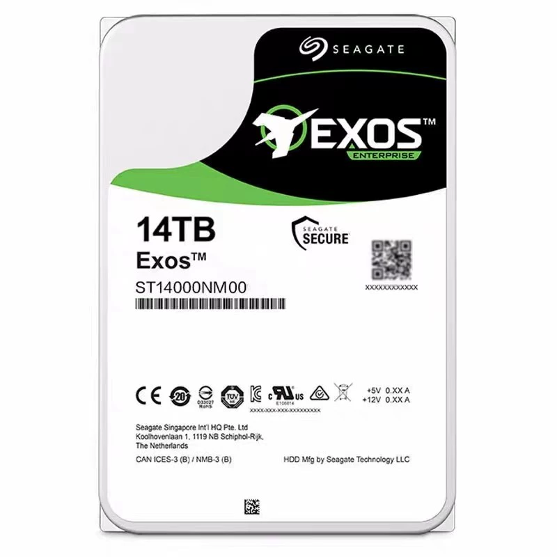 Корпоративный HDD (Seagate Exos) ST‑серия, гелиевый, 3–18 ТБ, корпоративного класса, 3‑гарантия