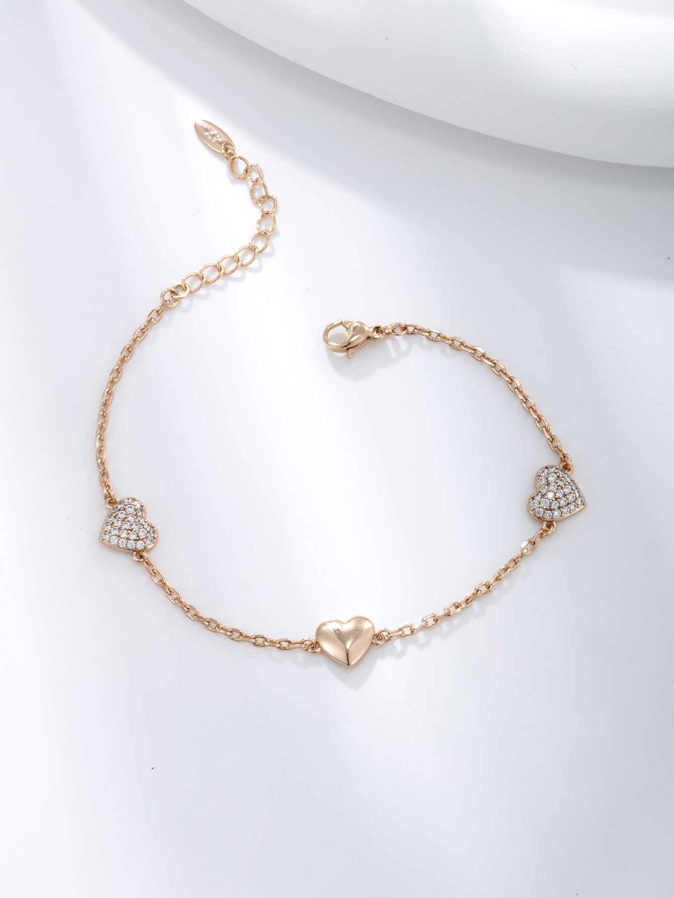 InsFeng nuevo super inmortal amor pulsera bordilla nicho femenino universal lujo ligero alta sensación joyas de aleación al por mayor