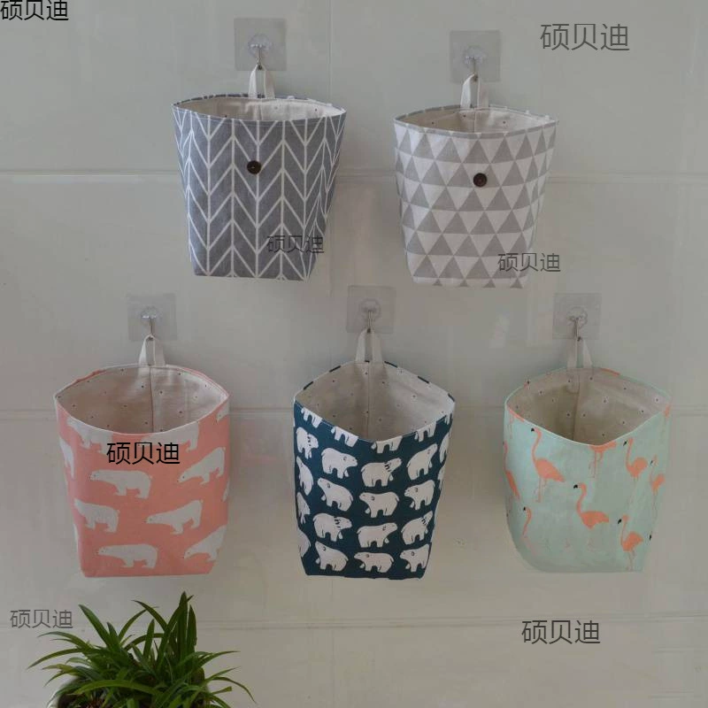 , Висячие корзины нижнее белье для ванной комнаты мешок ванная комната мешок шкаф с небольшим висячим карманом мини-салфетки