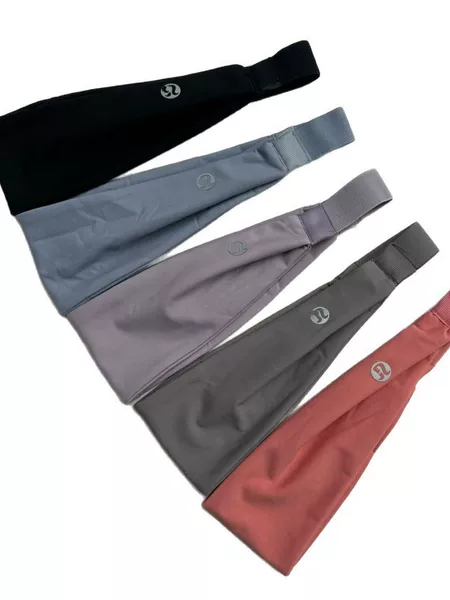New Xiaolu brand fashion sports yoga wide headband, sweat-absorbing and breathable fitness headband, outdoor cycling headscarf