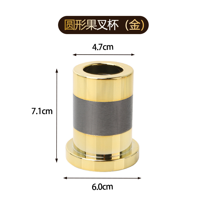 Cenizas doradas KTV suministros set de platos de frutas clube nocturno cenicero lujo ligero bar caja de toallas de fiesta de moda