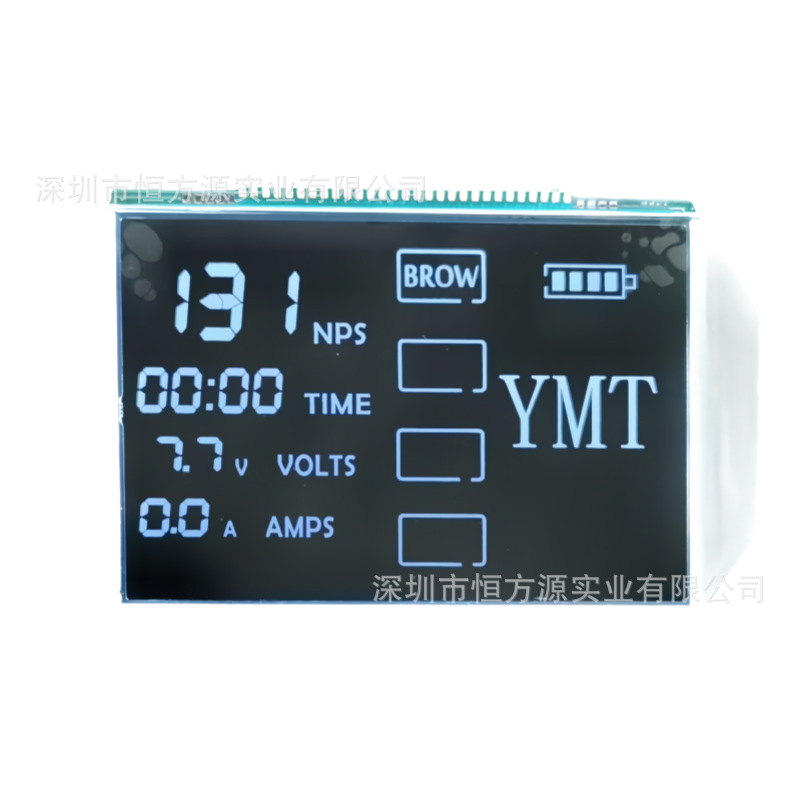 공장 생산 LCD 광전지 태양 에너지 저장 LCD TN HTN 세그먼트 코드 화면 컬러 디스플레이