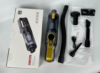 Mini Large Suction Handheld – Tozsoranlar - neutral-all-english-packaging-brushless-vacuum-cleaner-small-floor-brush-silver-gray-spray-paint-golden-decorative-parts-111v