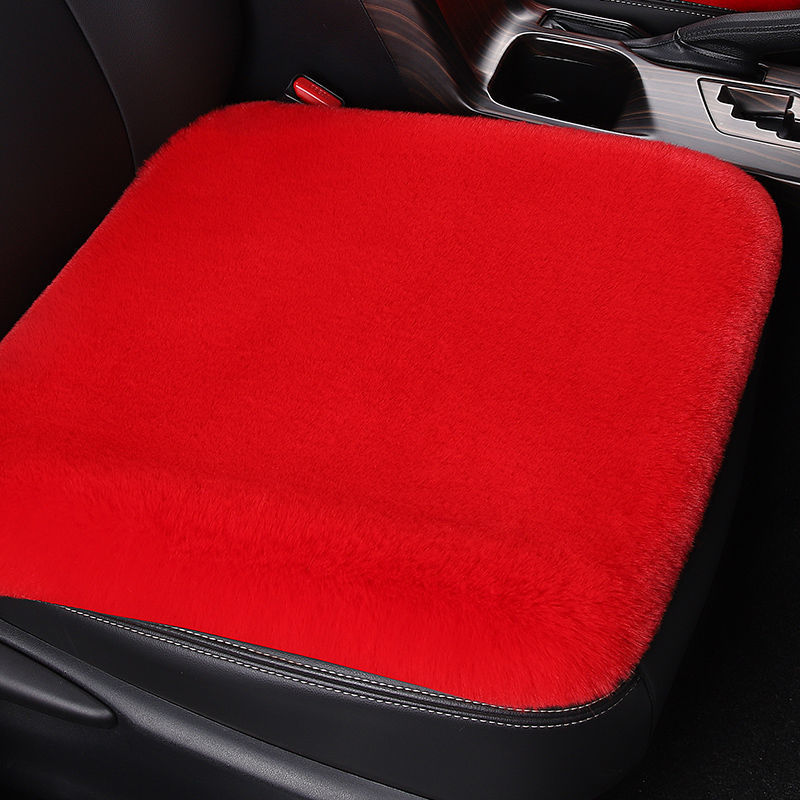 automobile Seat cushion winter Plush monolithic backrest Three Rabbit's hair Sheep Plush keep warm Undercoat currency Car seat