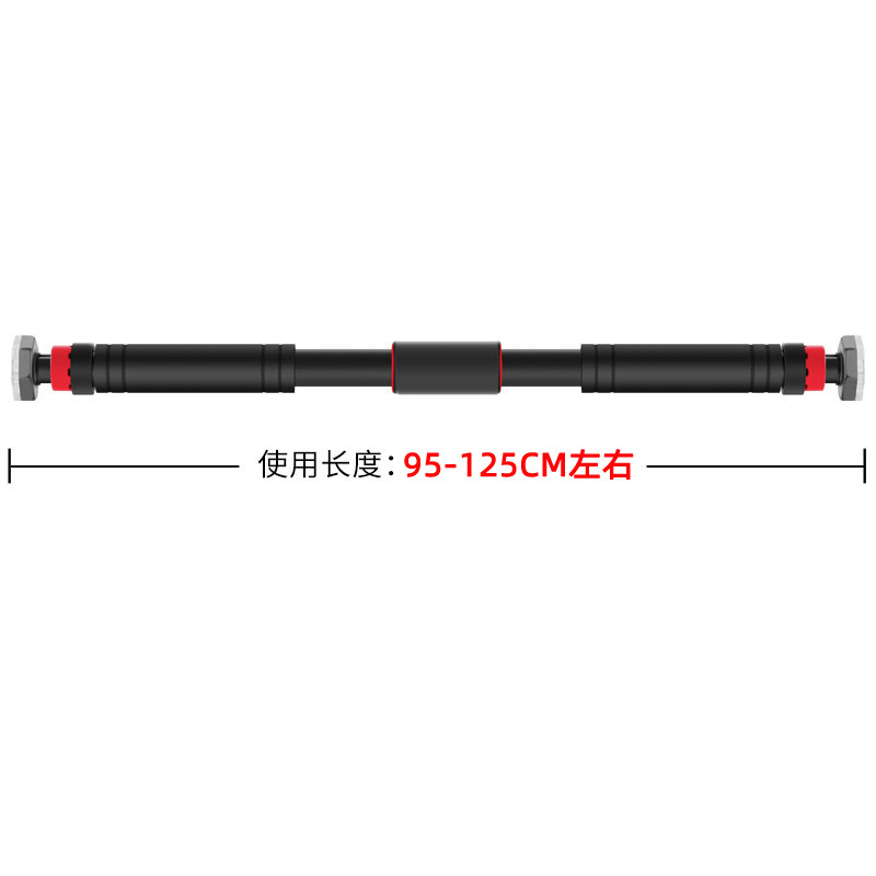 Puerta barra horizontal sin perforar pared doméstica interior pull-up dispositivo familia sola varilla ejercicio equipo de fitness generación pelo