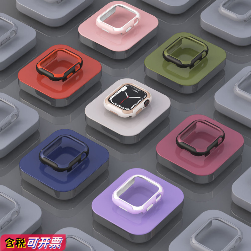 For Apple watch Protective Case Apple watch 8 7 6 5 Representation Protective Case Two-color Armor
