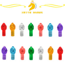 厂家爆款陶瓷圣诞树替换火焰灯珠灯泡插泡七角星五角星顶星装饰品