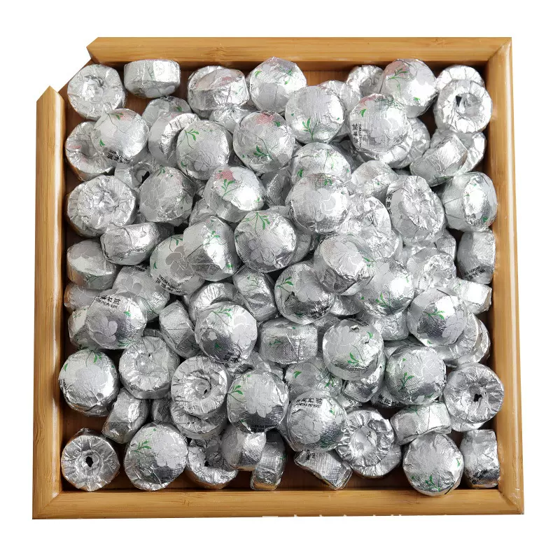 批发 云南普洱茶 熟茶迷你小沱茶 勐海古树普洱 茉莉花沱茶 500g