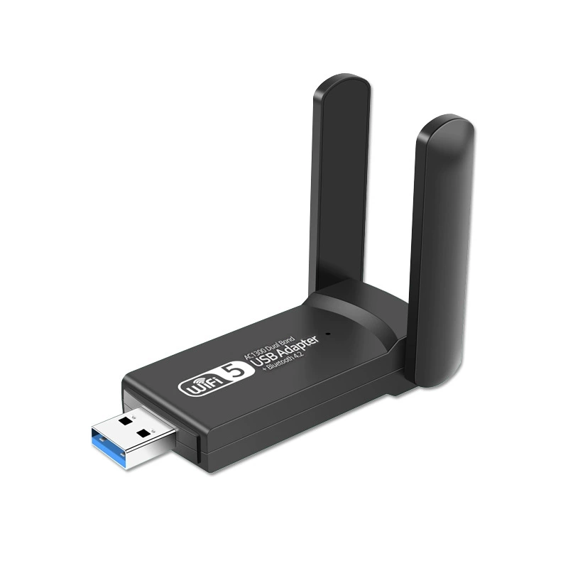 1300M+5.0 Bluetooth 2-в-1 USB3.0 беспроводная сетевая карта 5G двойной диапазон Гигабит WIFI передатчик-приемник