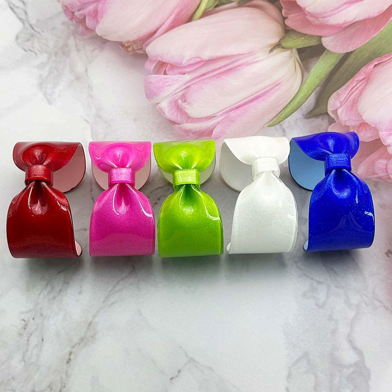 Shiny acrylic bracelet with bow, European style