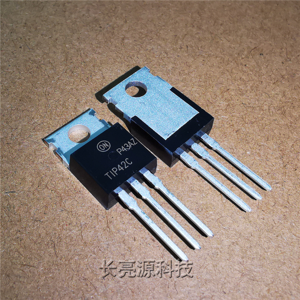 全新TIP41C TIP42C NPN PNP TO-220达林顿三极管BJT ON安森美